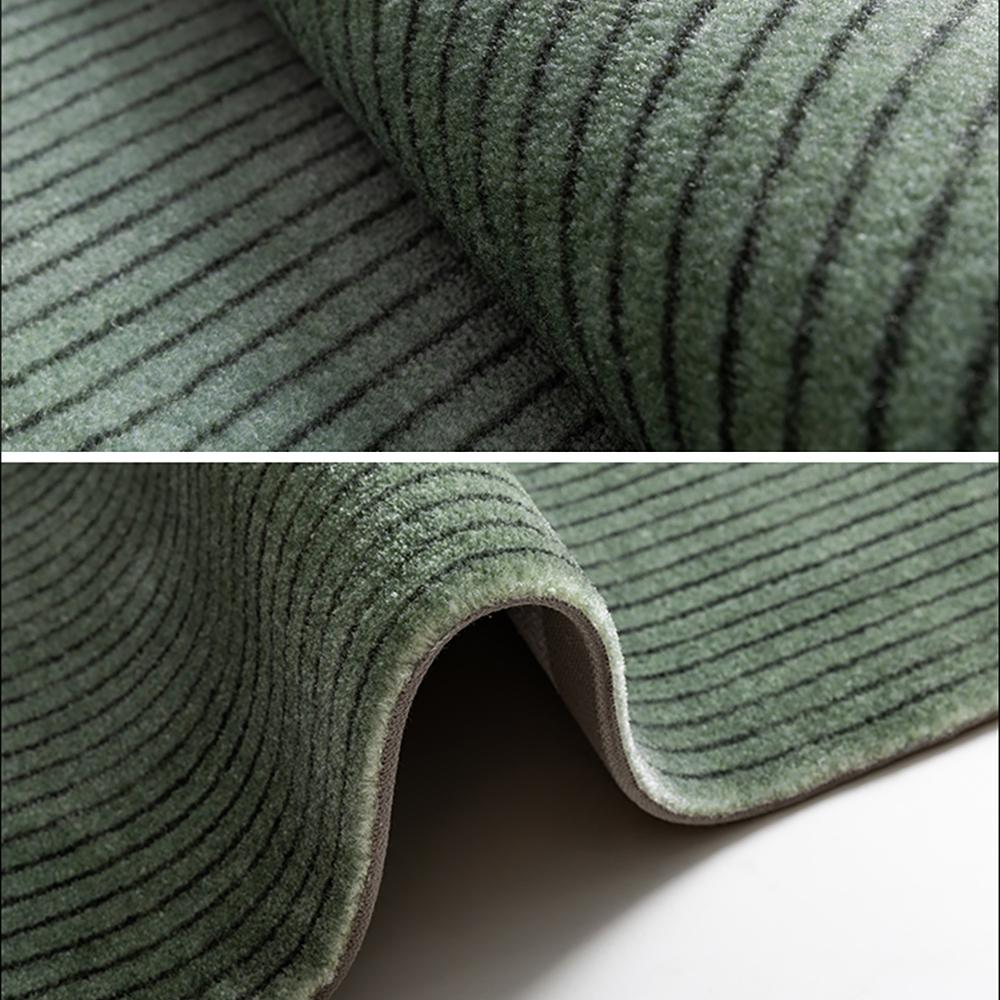5' x 8' Rectangle Geomatric Contemporary Multipurpose Green Area Rug