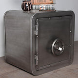 Industrial Nightstand 1 Door Side Tables Bedside Table Cabinet Metal