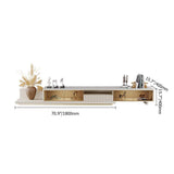 Light Khaki Modern Extendable TV Stand with Light Management Hole Included-Richsoul-Furniture,Living Room Furniture,TV Stands