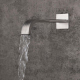 Dree LED Brushed Nickel Shower Set 10" with Hand Shower & Tub Spout Shower Combo Set