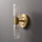 Gold Brass Wall Sconce 2-Light  LED Indoor Lighting Up and Down