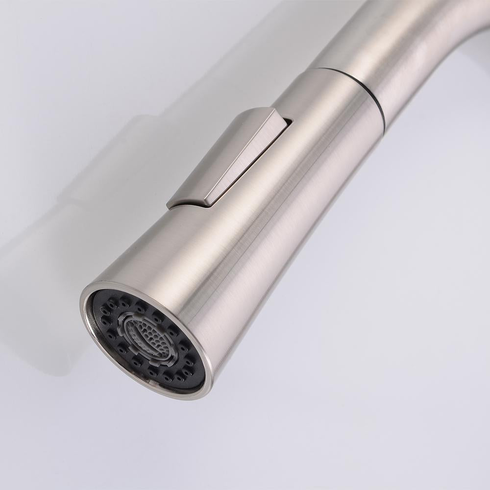 Kitchen Faucet with Sprayer Pull Down Touch Faucet Brushed Nickel Stainless Steel