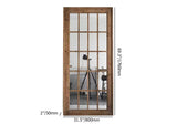 Farmhouse Full Length Mirror Wood Rectangle Floor Mirror