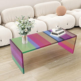 Mesa de Centro Rectangular Moderna de 47.2