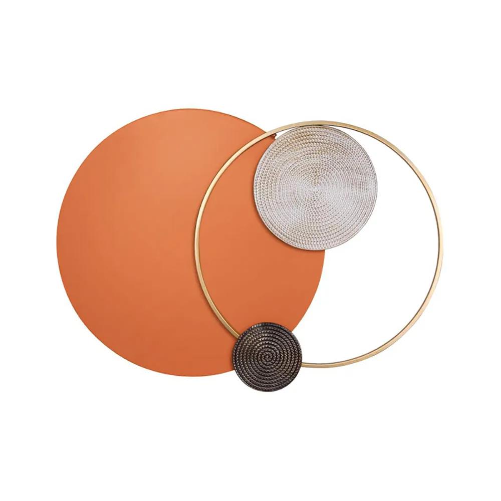 Modern Geometric Circles Wall Decor Creative Metal Home Wall Art