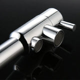 Modern Kitchen Faucet with Sprayer Brass Pull Down Faucets Chrome Single Hole 3-in-1