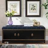 39.4" Faux Leather Upholstered Entryway Bench with Storage Shoe Cabinet 3-Door