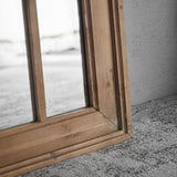 Farmhouse Full Length Mirror Wood Rectangle Floor Mirror