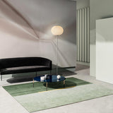5' x 8' Rectangle Geomatric Contemporary Multipurpose Green Area Rug