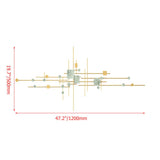 1 Piece Europe Modern Geometric Metal Iron Wall Decor Multi-Colored