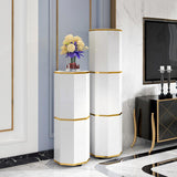 Shoes Storage Furniture Storage Cabinets Storage White&Gold 3-Door 9 Pairs Shoes