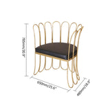 Pink Velvet Upholstered Accent Chair in Gold Legs Accent Chair