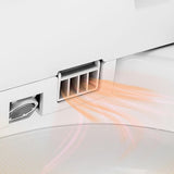 White One-Piece Elongated Automatic Smart Toilet Floor Mounted Self-Clean