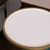 White End Table with Tray Top Decor Elephant Shape Side Table-End & Side Tables,Furniture,Living Room Furniture