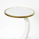 White End Table with Tray Top Decor Elephant Shape Side Table-End & Side Tables,Furniture,Living Room Furniture