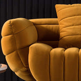 85" Yellow Velvet Upholstered Sofa 3-Seater Sofa Luxury-Richsoul-Furniture,Living Room Furniture,Sofas & Loveseats