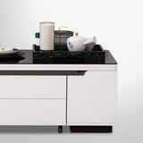 Modern White Lift Top Coffee Table with Drawers & Storage Multifunction Table-Richsoul-Coffee Tables,Furniture,Living Room Furniture