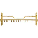 Nordic Wall Mounted Wine Rack Glass Rack in Gold
