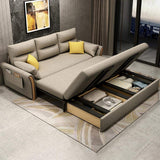 Full Sleeper Sofa Cotton&linen Upholstered Convertible Sofa with Storage 3 Function-Richsoul-Daybeds,Furniture,Living Room Furniture