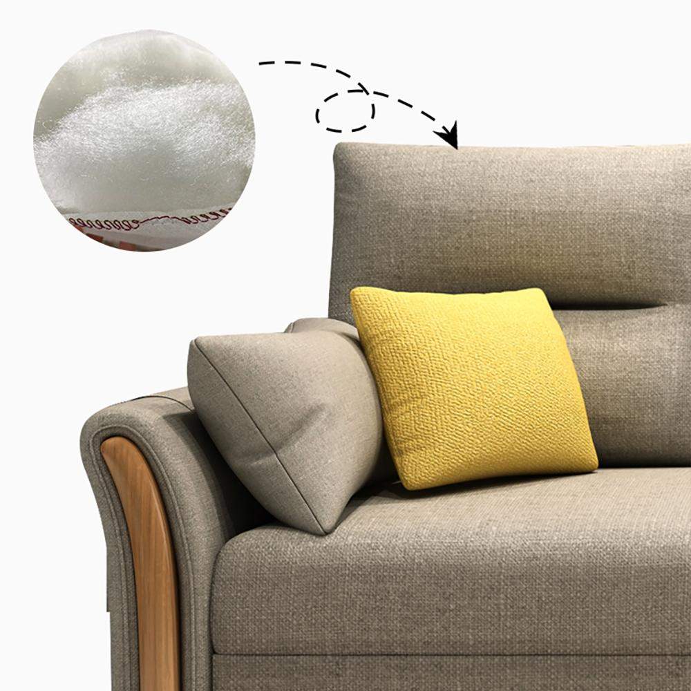 Full Sleeper Sofa Cotton&linen Upholstered Convertible Sofa with Storage 3 Function-Richsoul-Daybeds,Furniture,Living Room Furniture