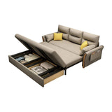 Full Sleeper Sofa Cotton&linen Upholstered Convertible Sofa with Storage 3 Function-Richsoul-Daybeds,Furniture,Living Room Furniture