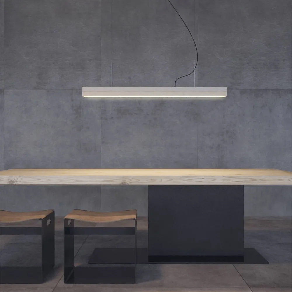 63" Rectangular Dining Table Modern Industrial Table
