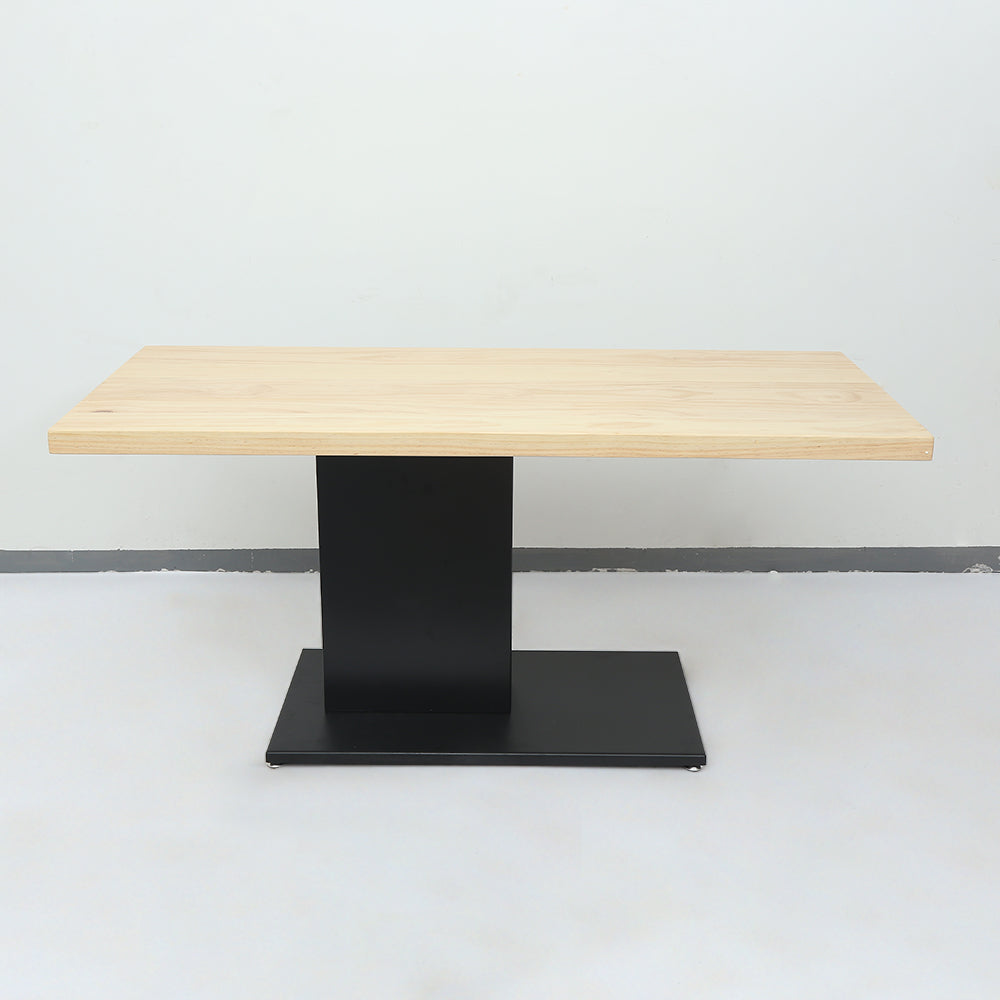 63" Rectangular Dining Table Modern Industrial Table