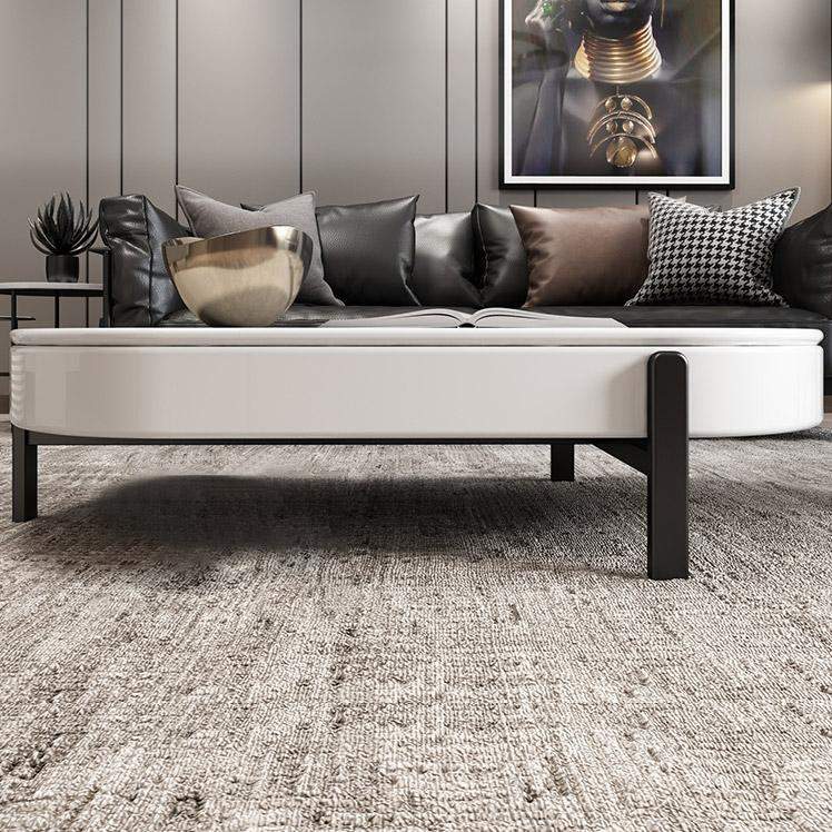 Lift Top Storage Lacquer Coffee Table And Side Table Set in White & Black-Richsoul-Coffee Tables,Furniture,Living Room Furniture