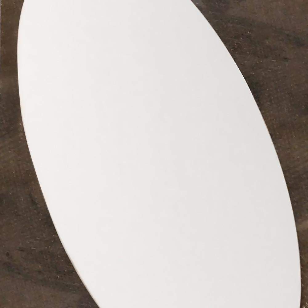 39" White & Natural Oval Coffee Table with Storage Shelf Water Proof & Scratch-Resistant-Richsoul-Coffee Tables,Furniture,Living Room Furniture