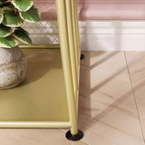 Gold Nightstand Shelf Metal Cactus Shape Bedside Shelves Modern Wall Decor Bedroom-Bookcases & Bookshelves,Furniture,Office Furniture