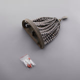Country Style Single Light Wood Beaded Decorative Indoor Wall Sconce in Distressed