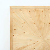 Modern Square Coffee Table with Wooden Top Black & Natural-Richsoul-Coffee Tables,Furniture,Living Room Furniture