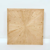 Modern Square Coffee Table with Wooden Top Black & Natural-Richsoul-Coffee Tables,Furniture,Living Room Furniture