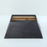 Modern Square Coffee Table with Wooden Top Black & Natural-Richsoul-Coffee Tables,Furniture,Living Room Furniture