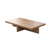 Farmhouse Wood Coffee Table Rectangle-shaped in Natural Rustic-Richsoul-Coffee Tables,Furniture,Living Room Furniture