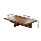Farmhouse Wood Coffee Table Rectangle-shaped in Natural Rustic-Richsoul-Coffee Tables,Furniture,Living Room Furniture