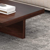 Farmhouse Wood Coffee Table Rectangle-shaped in Natural Rustic-Richsoul-Coffee Tables,Furniture,Living Room Furniture