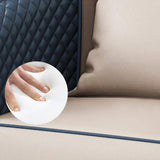 Modern Accent Chair Tufted Upholstered PU Leather Accent Chair in Gold-Richsoul-Chairs & Recliners,Furniture,Living Room Furniture