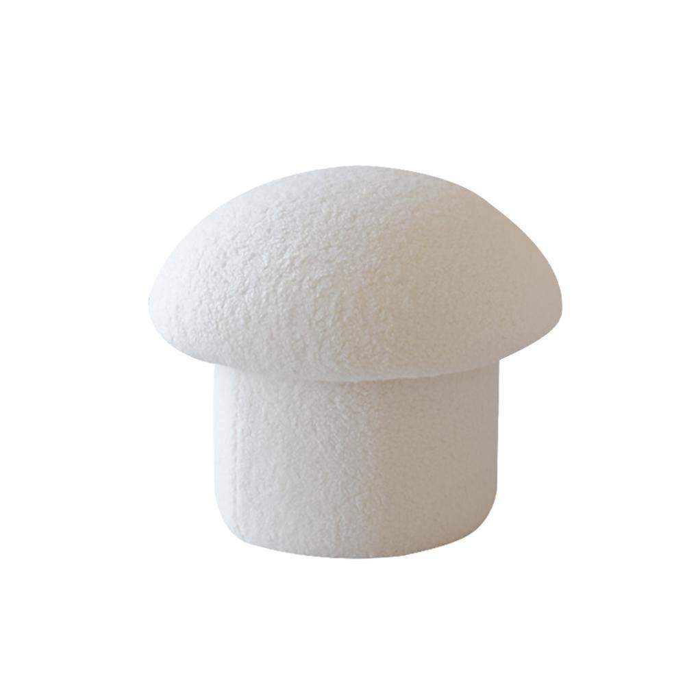 Mushroom Ottoman Stool Upholstered Cute Stool-Richsoul-Furniture,Living Room Furniture,Ottomans & Benches