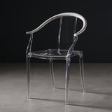 Silla de comedor moderna Silla de comedor transparente Silla para PC