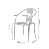 Modern Dining Chair Clear Dining Chair PC Chair