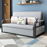 Modern Full Sleeper Sofa Linen Upholstered Convertible Sofa with Storage-Richsoul-Daybeds,Furniture,Living Room Furniture