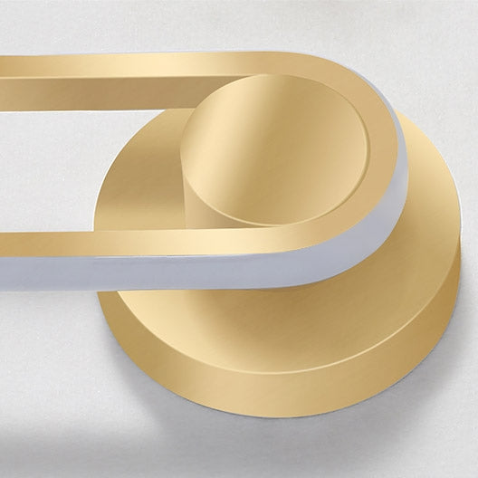 Modern Gold LED Rotated Indoor Wall Sconce