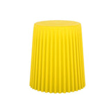 Modern Side Table Round End Table Sofa Side End Table PP Plastic in Yellow-Richsoul-End & Side Tables,Furniture,Living Room Furniture