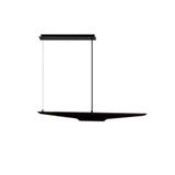 Modern Freely Hanging Single Pendant Light 2-Light Finished in Black & Gold