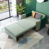 Moderner Accent Chair Full Sleeper Bett Leath-air gepolsterter Cabrio-Stuhl