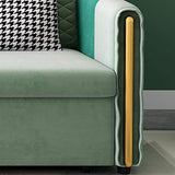 Modern Accent Chair Full Sleeper Bed Leath-aire Upholstered Convertible Chair-Richsoul-Daybeds,Furniture,Living Room Furniture