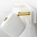White LED Adjustable Gold Bath Vanity Light 3-Light Indoor Wall Light