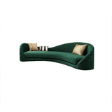 Luxury Green Velvet Upholstered Sofa 3-Seater Sofa Solid Wood Frame 82.7" Sofa-Richsoul-Furniture,Living Room Furniture,Sofas & Loveseats