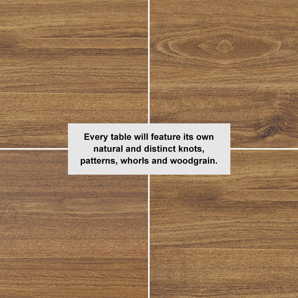 59" Modern Wooden Dining Table Solid Wood Table for 4 Seaters